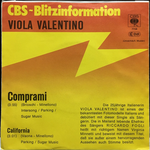 baixar álbum Viola Valentino - Comprami