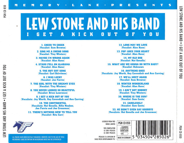 télécharger l'album Lew Stone And His Band - I Get A Kick Out Of You