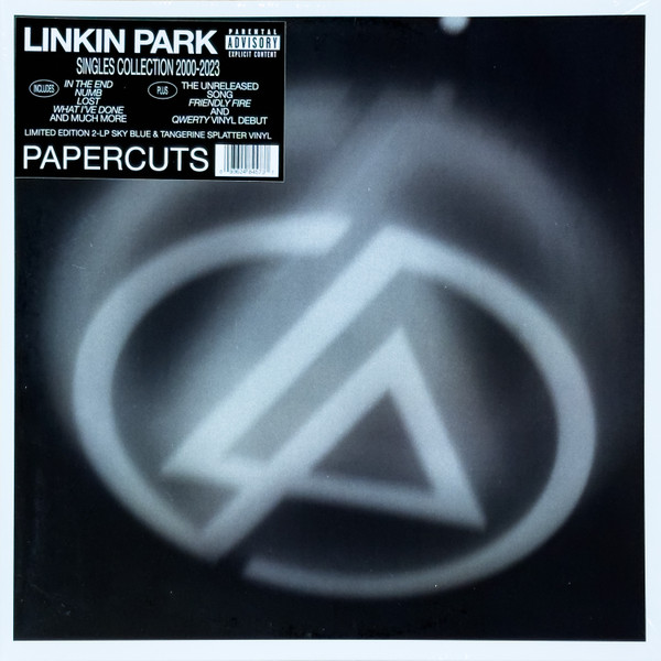 Linkin Park – Papercuts (2024, Sky Blue & Tangerine Splatter 