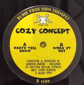Cozy Concept - Party Till Dawn / Work It Out album cover