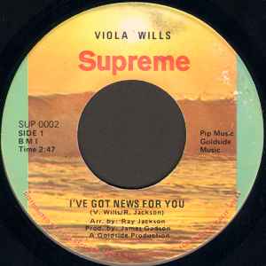 Viola Wills - I've Got News For You / Sweetback album cover