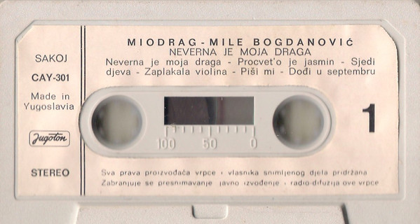 baixar álbum Miodrag Mile Bogdanović - Neverna Je Moja Draga