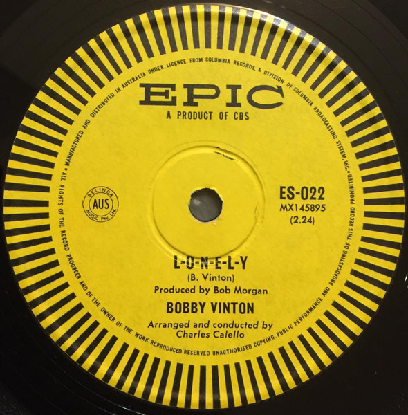 Bobby Vinton – L-o-n-e-l-y / Graduation Tears (1965, Vinyl) - Discogs