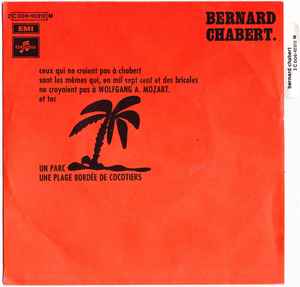 Pochette de l'album Bernard Chabert - Un Parc / Une Plage Bordée De Cocotiers