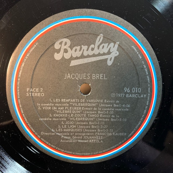 Jacques Brel - Brel | Barclay (96010) - 6