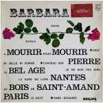 Cover of Barbara Chante Barbara, 1966, Vinyl