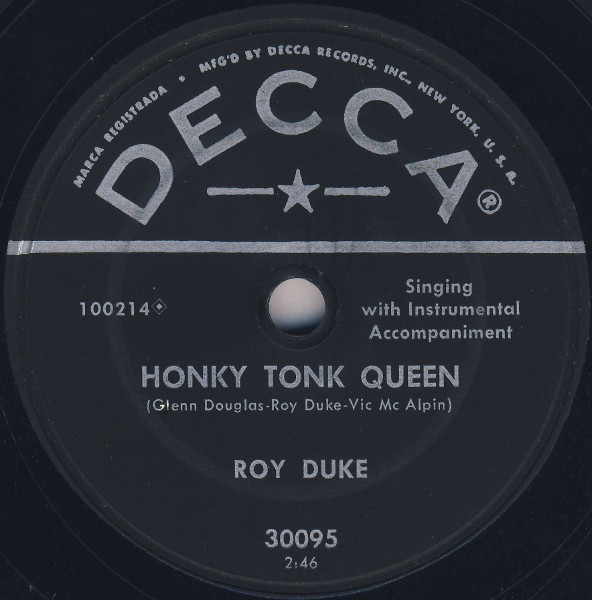 lataa albumi Roy Duke - Honky Tonk Queen Its Been The Talk All Over Town