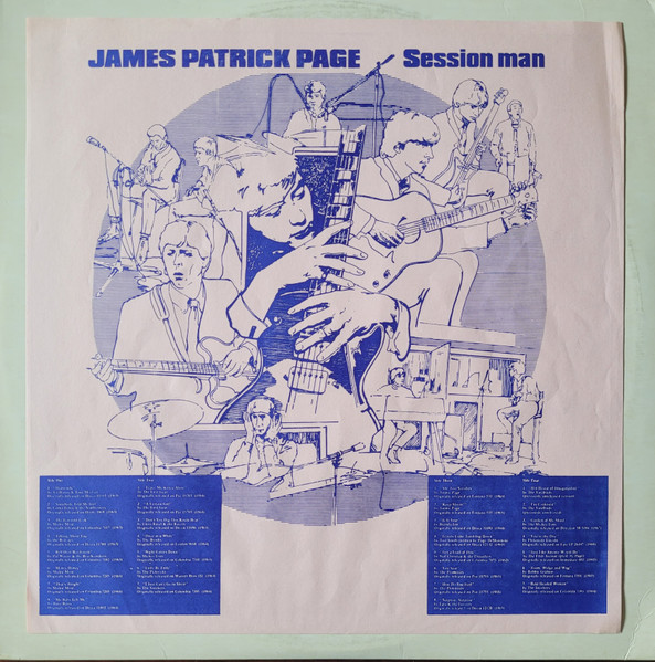 Jimmy Page – James Patrick Page - Session Man (1980, Vinyl) - Discogs