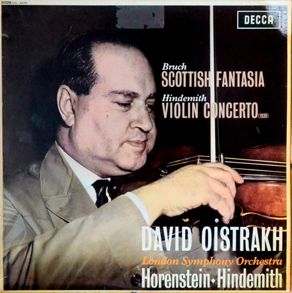 Bruch, Hindemith, David Oistrakh, London Symphony Orchestra