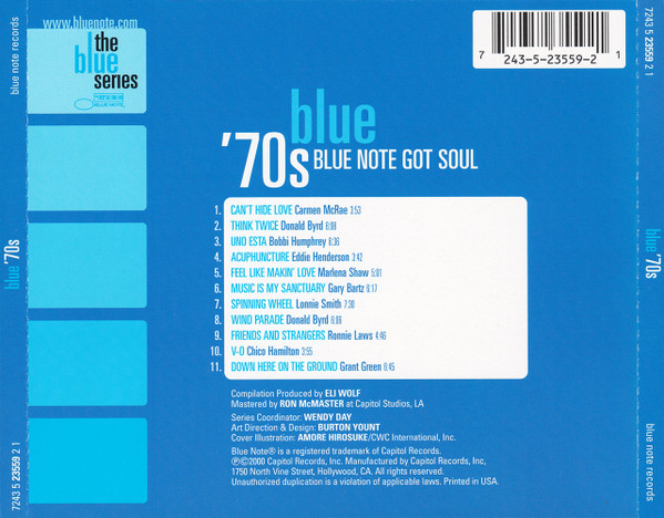 Album herunterladen Various - Blue 70s Blue Note Got Soul