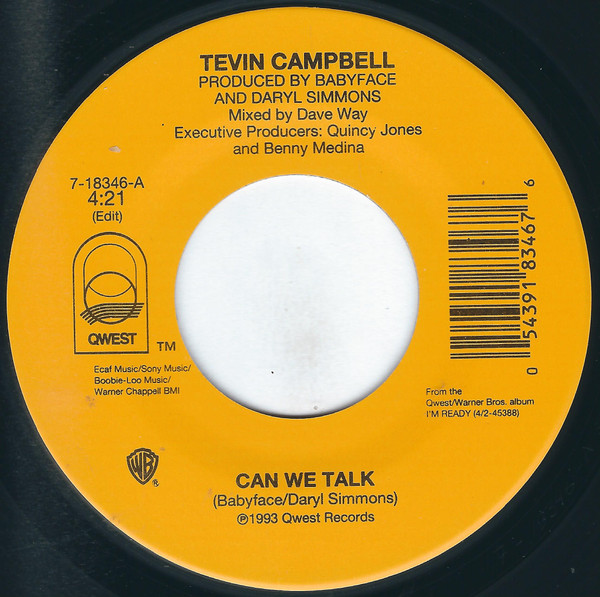 Tevin Campbell – Can We Talk / Look At What We'd Have (If You Were 