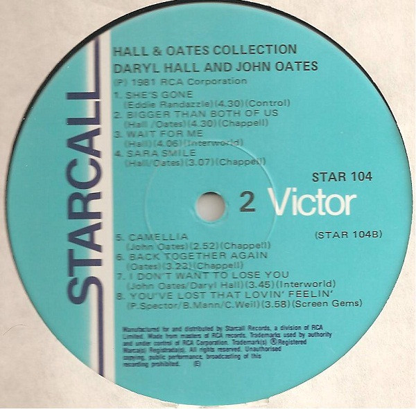 descargar álbum Daryl Hall & John Oates - The Hall And Oates Collection