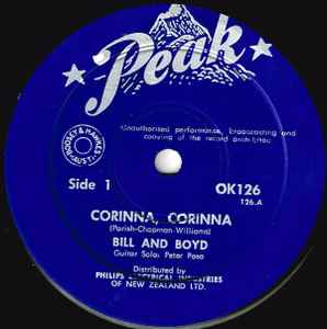 Bill And Boyd - Corinna, Corinna album cover