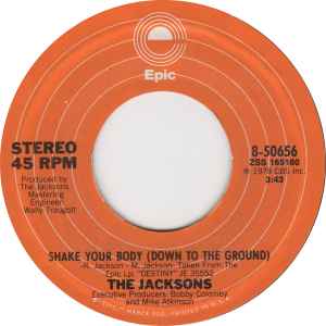 The Jacksons - Shake Your Body (Down To The Ground) album cover