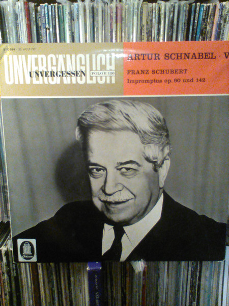 アルトゥール・シュナーベル シューベルト：即興曲集作品１４２ - レコード