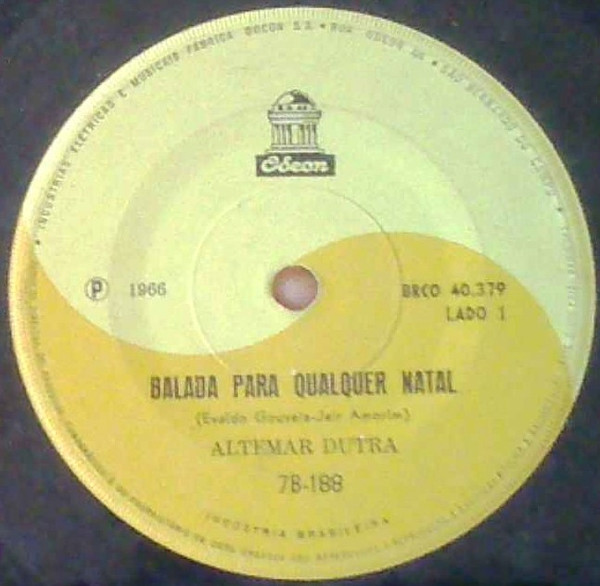 Altemar Dutra – Balada Para Qualquer Natal / A Rosa (1966, Vinyl) - Discogs