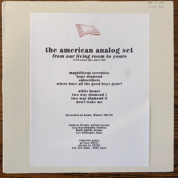 The American Analog Set - From Our Living Room To Yours | Releases