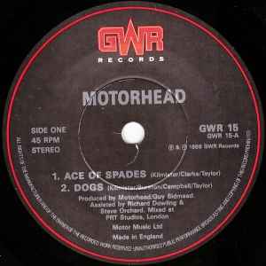 Motörhead - Ace Of Spades / Dogs / Traitor album cover