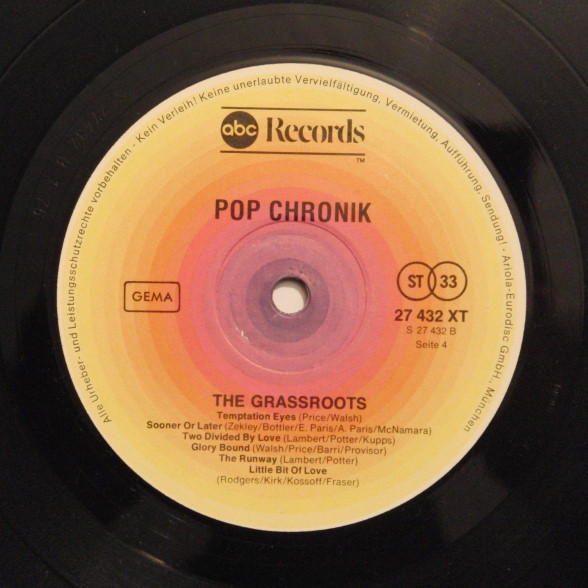 baixar álbum The Grass Roots - Pop Chronik