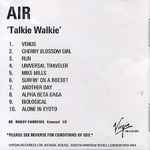 Cover of Talkie Walkie, 2004, CD
