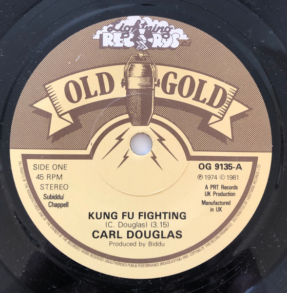 Carl Douglas – Kung Fu Fighting / Run Back (1980, Vinyl) - Discogs