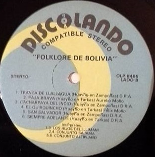 télécharger l'album Los Hijos Del Illimani - Folklore de Bolivia