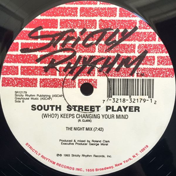 South Street Player – (Who?) Keeps Changing Your Mind (1993, Vinyl ...