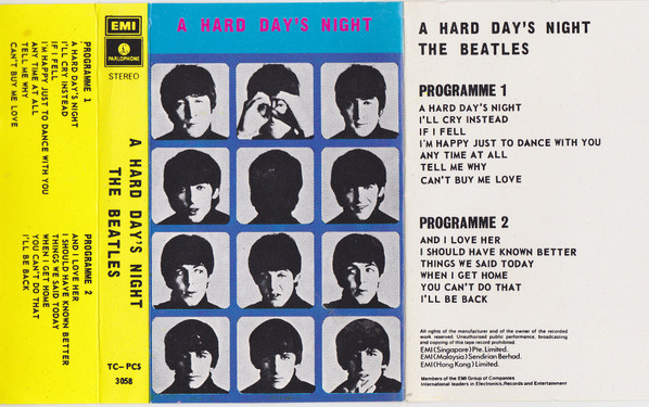 The Beatles – A Hard Day's Night (Cassette) - Discogs