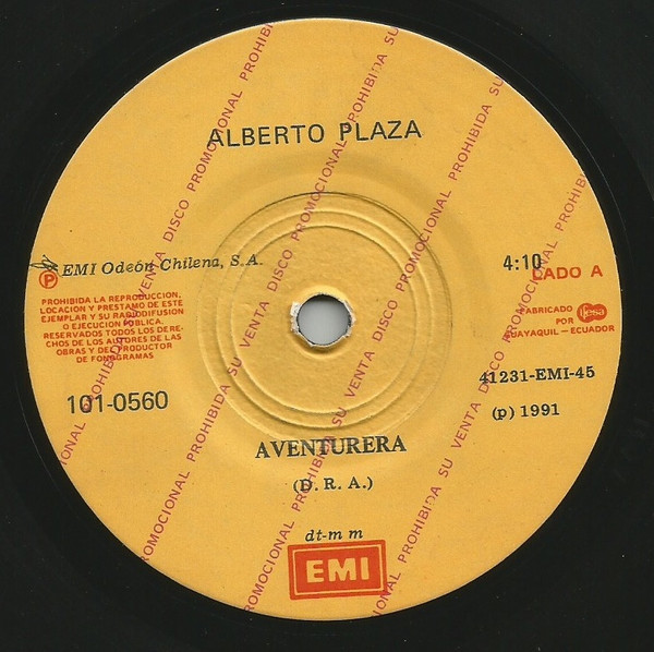 lataa albumi Alberto Plaza - Aventurera