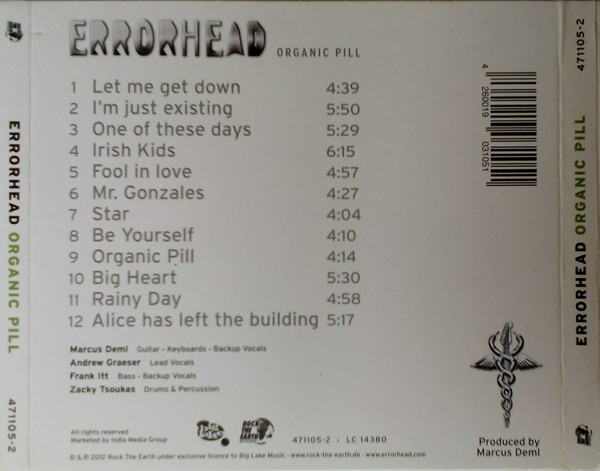 Album herunterladen Errorhead - Organic Pill