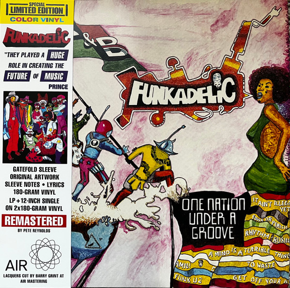 PROMO P-10594W！美盤LP +7´´！ファンカデリック Funkadelic / One 