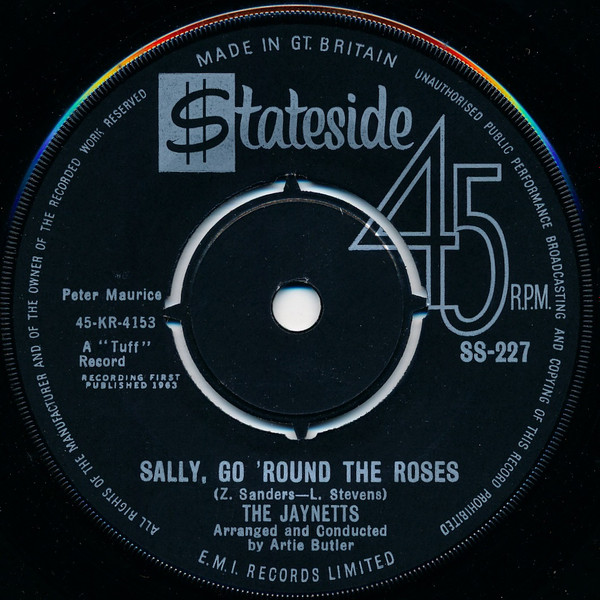 The Jaynetts Sally Go Round The Roses 1963 Vinyl Discogs 0682