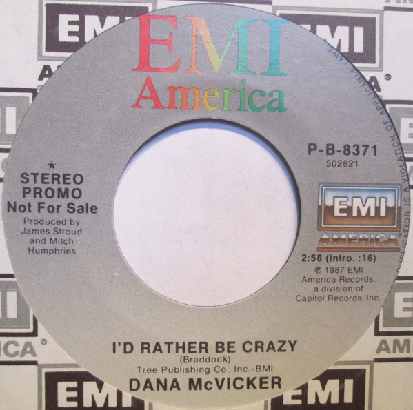 last ned album Dana McVicker - Id Rather Be Crazy