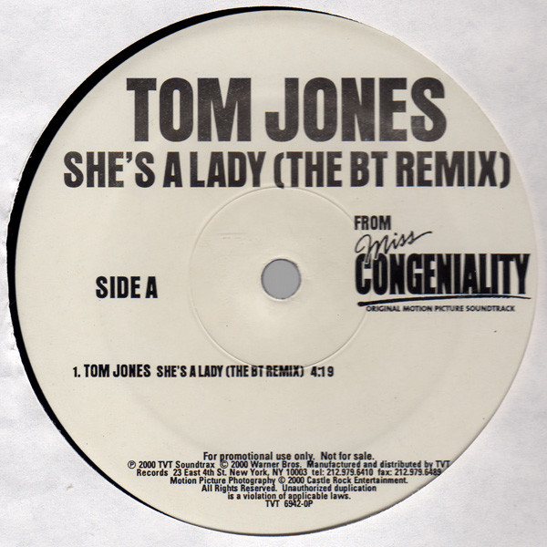 télécharger l'album Tom Jones - Shes A Lady The BT Remix