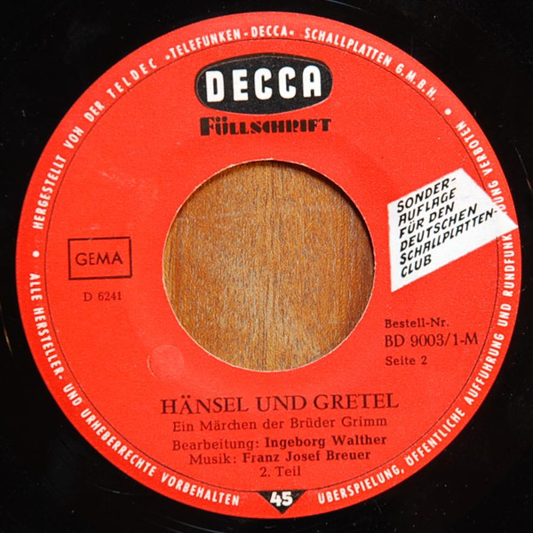 last ned album Brüder Grimm - Hänsel Und Gretel