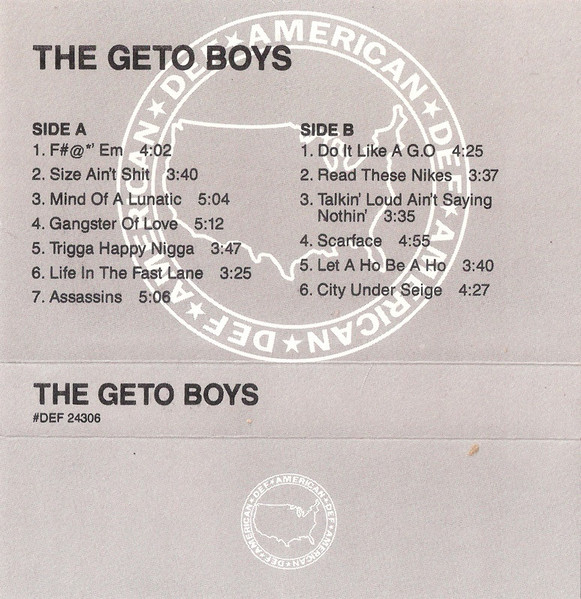 The Geto Boys – The Geto Boys (Cassette) - Discogs