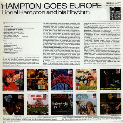 ladda ner album Lionel Hampton And His Rhythm - Hampton Goes Europe