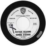 Cover of Sixteen Reasons / Little Sister, 1960, Vinyl
