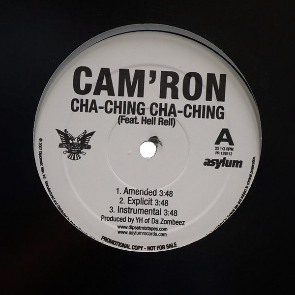 Cam Ron Feat. Hell Rell Cha Ching Cha Ching 2007 Vinyl Discogs