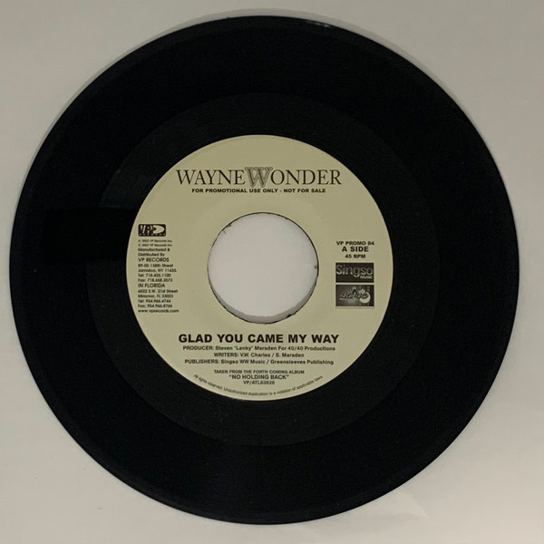 Wayne Wonder – Glad You Came My Way (Vinyl) - Discogs