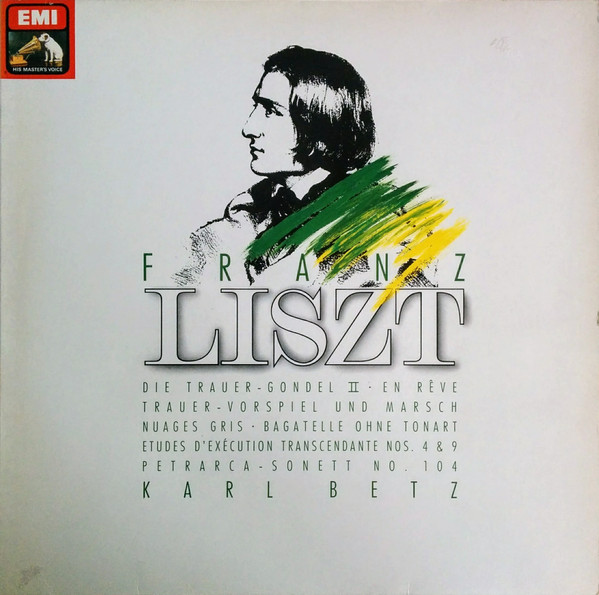 Franz Liszt, Karl Betz – Klavierwerke Piano Works (1978, Vinyl