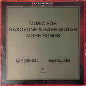 Sam Gendel - Music for Saxofone & Bass Guitar More Songs  album cover