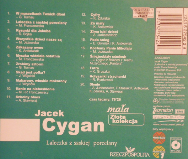 last ned album Jacek Cygan - Laleczka Z Saskiej Porcelany