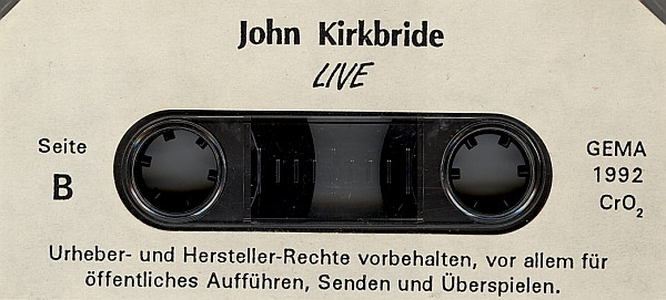 Album herunterladen John Kirkbride - John Kirkbride Live