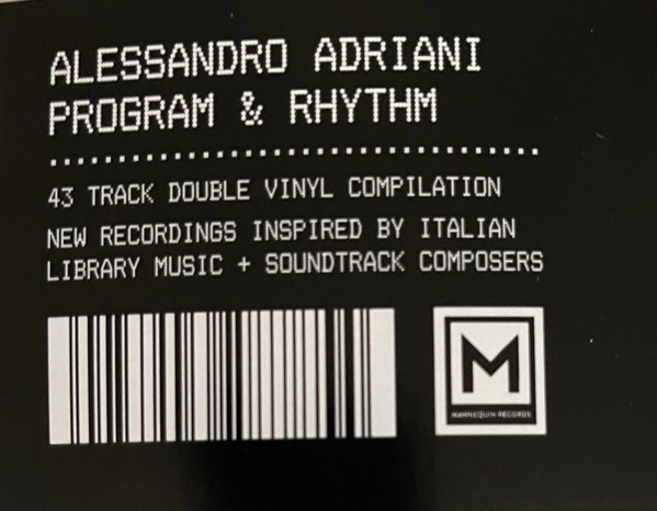 Alessandro Adriani - Program & Rhythm | Mannequin (MNQ 151) - 10