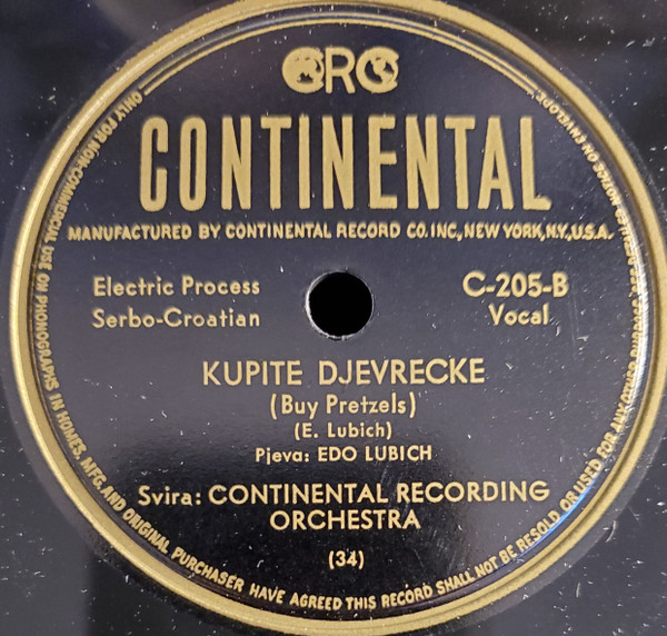 baixar álbum Edo Lubich, Continental Recording Orchestra - Sunce Jarko Kupite Djevrecke