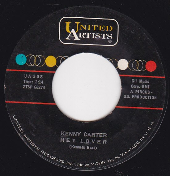 ladda ner album Kenny Carter - Hey Lover Will My Baby Be With Me