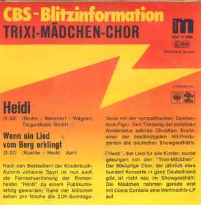 Die Trixis - Heidi album cover