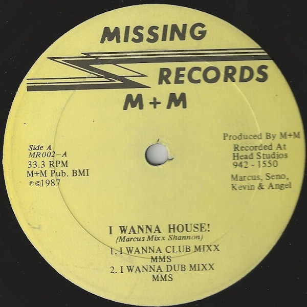 M+M – I Wanna House! (1987, Vinyl) - Discogs