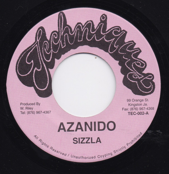 Sizzla – Azanido (1995, Vinyl) - Discogs